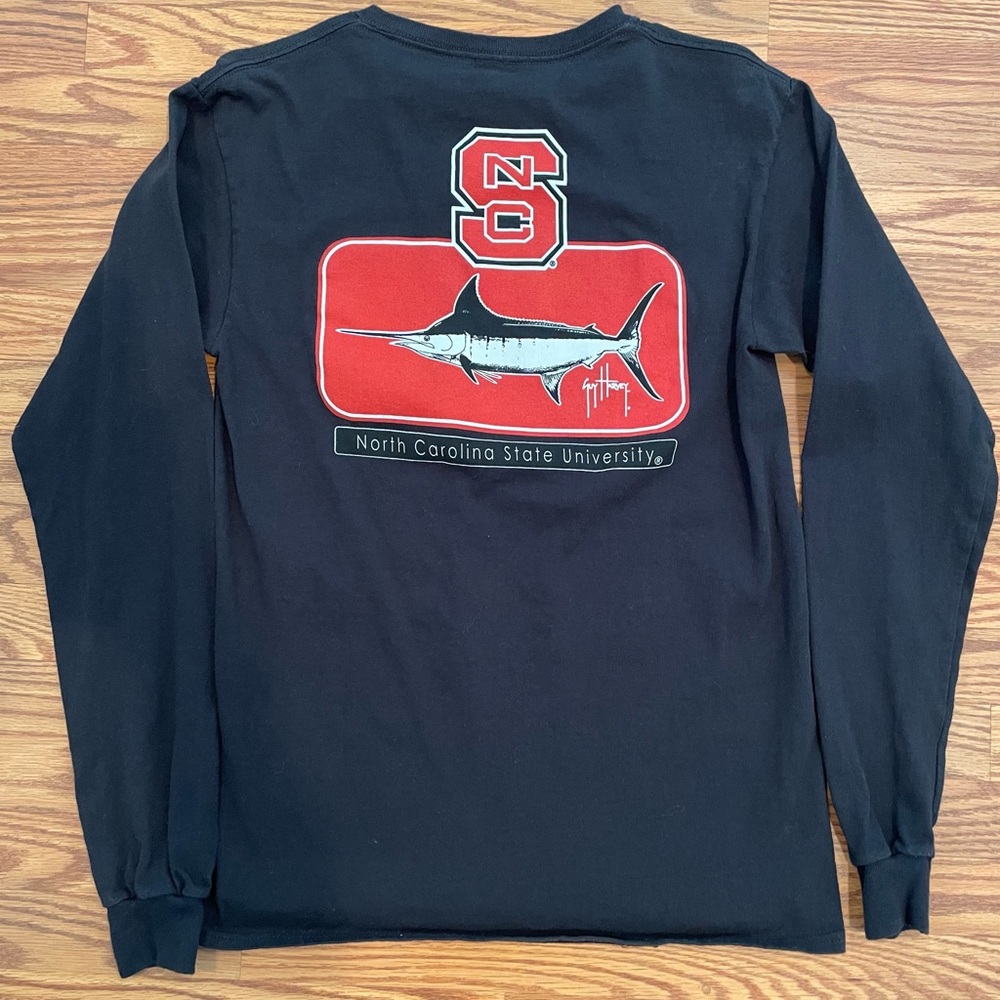 Guy Harvey Men’s NC State LS T-Shirt sz. Small